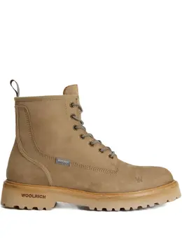 Woolrich: Бежевые ботинки 