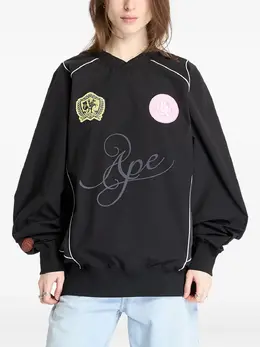 A BATHING APE®: Чёрный свитер 