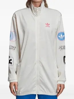 adidas: Белая куртка 
