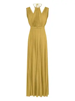 Elisabetta Franchi: Плиссированное платье 