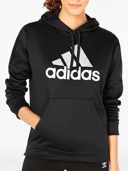 adidas: Чёрная толстовка  Originals
