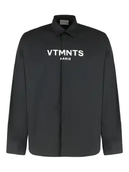 VETEMENTS: Рубашка с принтом 