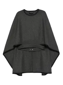 Emporio Armani: Плащ из шерсти 