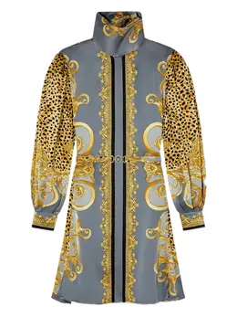 Versace: Шёлковое платье 