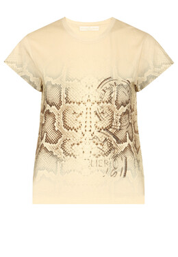 Ermanno Scervino: Бежевая футболка 