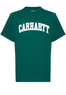 Carhartt Wip: Зелёная футболка 
