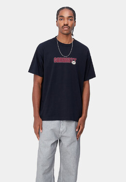 Carhartt Wip: Синяя футболка 