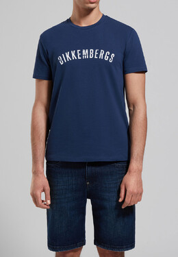 Bikkembergs: Синяя футболка 