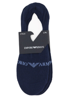 Emporio Armani Underwear: Синие носки 