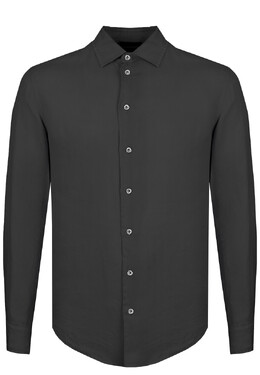 Emporio Armani: Синяя рубашка 