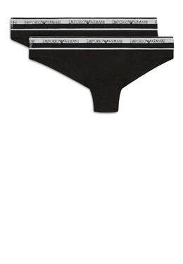 Emporio Armani Underwear: Чёрные трусы 