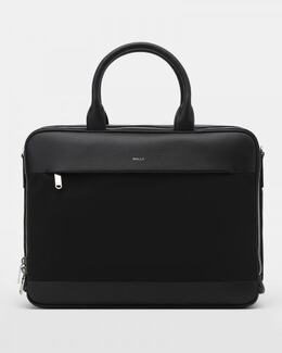 Bally: Чёрная сумка 