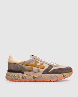 Premiata: Коричневые кроссовки  Mick