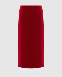Victoria Beckham: Красная юбка 