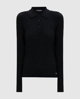 Dolce&Gabbana: Чёрное поло 