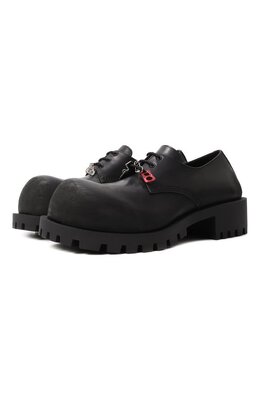 Balenciaga: Чёрные туфли 
