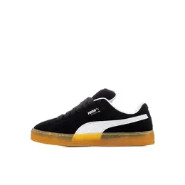 PUMA: Тёмные кроссовки  Suede