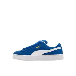 PUMA: Голубые кроссовки  Suede