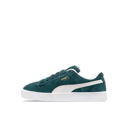 PUMA: Тёмные кроссовки  Suede