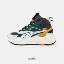 PUMA: Серые кроссовки  RS-X