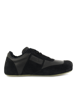 MM6 Maison Margiela: Чёрные кроссовки 