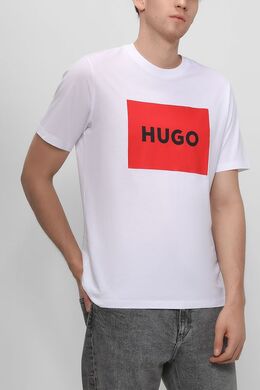 HUGO: Хлопковая футболка 