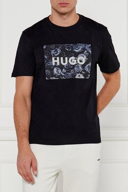 HUGO: Хлопковая футболка 