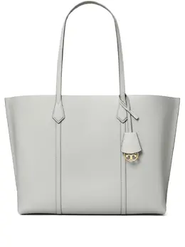 Tory Burch: Светлая сумка-шоппер  Perry
