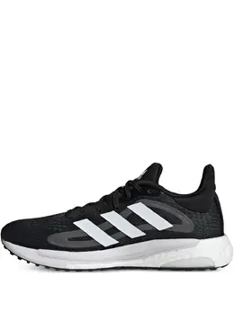 adidas: Чёрные кроссовки  Solar