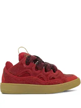 Lanvin: Красные кроссовки  Curb