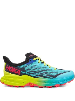 HOKA: Голубые кроссовки 