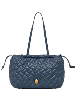 Kurt Geiger London: Голубая сумка-шоппер 