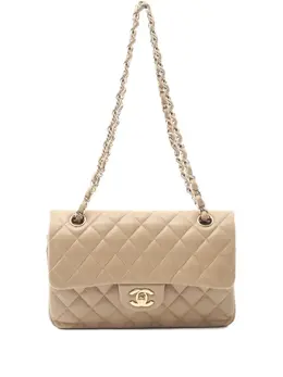 CHANEL Pre-Owned: Бежевая сумка 