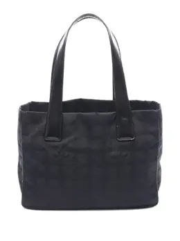 CHANEL Pre-Owned: Чёрная сумка-шоппер 