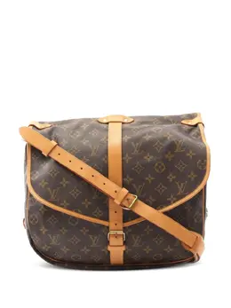 Louis Vuitton Pre-Owned: Коричневая сумка 