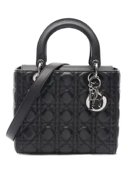 Christian Dior Pre-Owned: Чёрная сумка-шоппер 