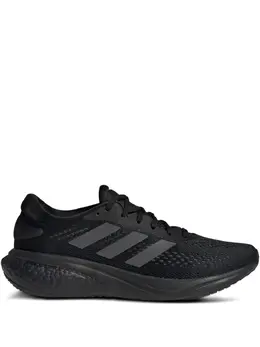 adidas: Чёрные кроссовки  Supernova