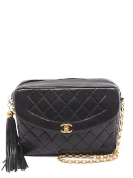 CHANEL Pre-Owned: Чёрная сумка 