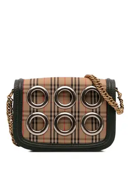 Burberry Pre-Owned: Коричневая сумка через плечо 