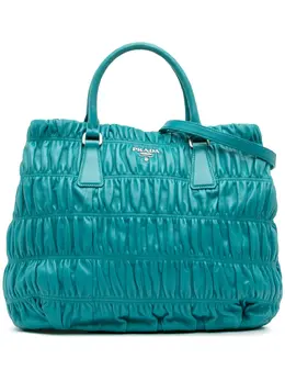 Prada Pre-Owned: Голубая сумка 