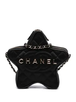 CHANEL Pre-Owned: Чёрная сумка через плечо 