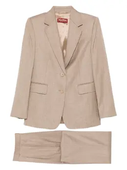 Max Mara: Коричневый костюм 