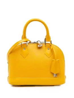Louis Vuitton Pre-Owned: Жёлтая сумка 