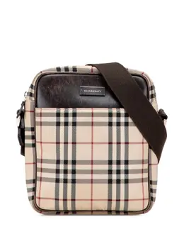 Burberry Pre-Owned: Коричневая сумка через плечо 