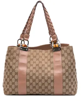 Gucci Pre-Owned: Коричневая сумка-шоппер 