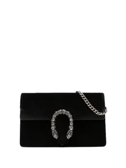 Gucci Pre-Owned: Серебристая сумка через плечо 