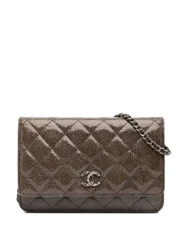 CHANEL Pre-Owned: Блестящий кошелёк 