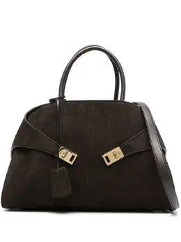Ferragamo: Коричневая сумка-шоппер 