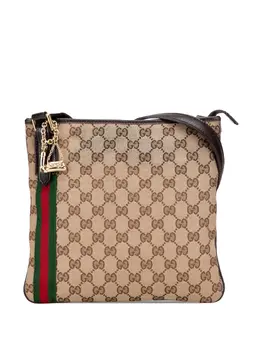 Gucci Pre-Owned: Коричневая сумка через плечо 