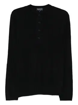 Emporio Armani: Чёрный свитер 